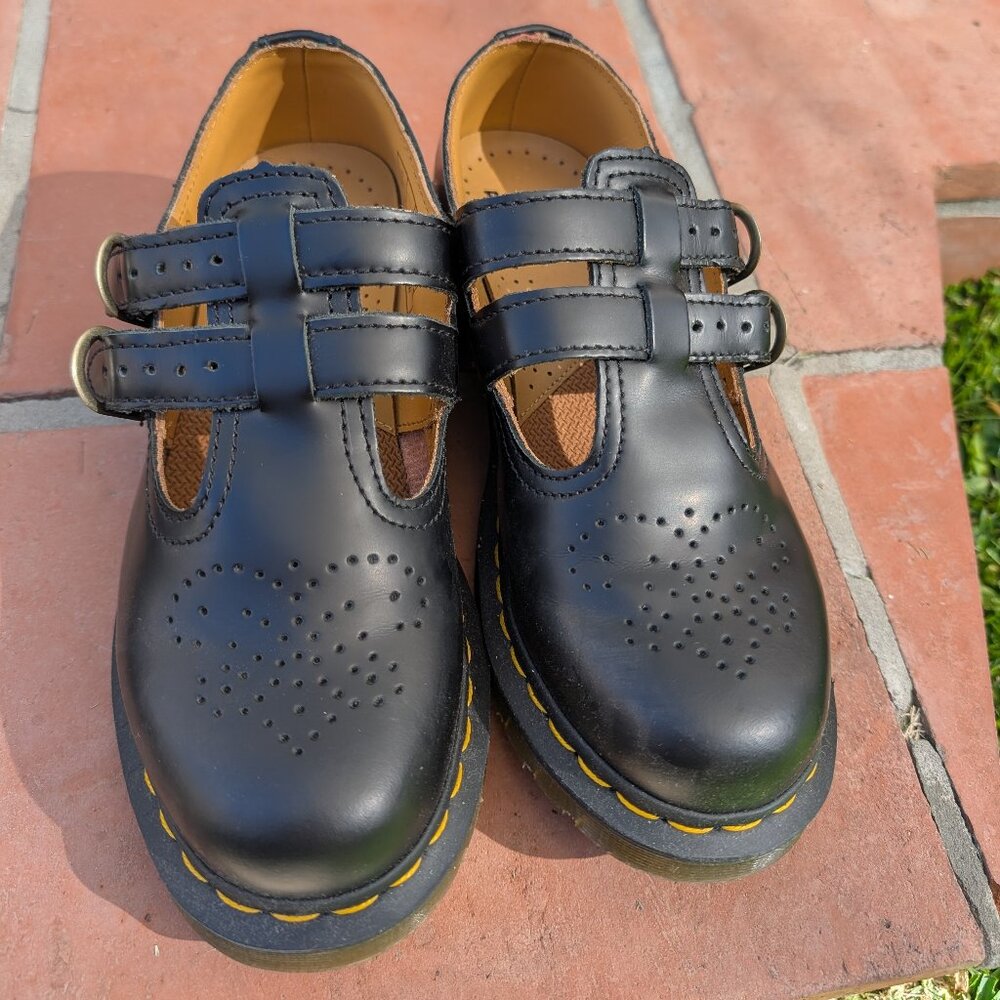 Doc Martens Smooth Leather Mary Janes - sz 7